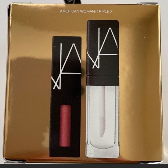 🌸HP🌸NIB! NARS Mini Lip Duo in American Woman + Triple X! - Picture 3 of 6